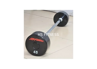 Ausrüstungs-Zusatz-Berufseisen Powerlifting der Turnhallen-5KG reparierte PU-Barbell-Satz