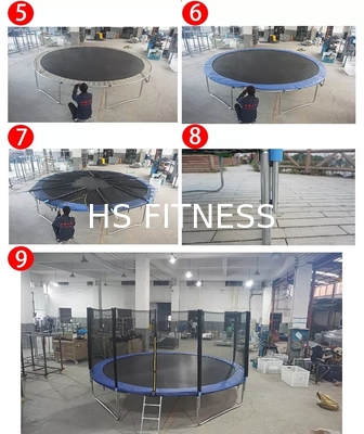 10ft 12ft 14ft Federelement-Trampoline-Park-Trampoline-Kindertrampoline im Freien im Freien