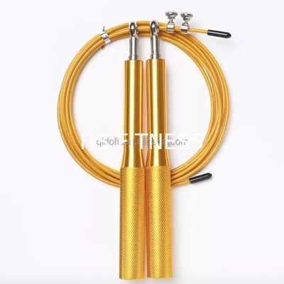 Kundenspezifisches Logo Training Fintness Accessories Aluminum-GroßhandelsSeilspringenplastikseilspringen
