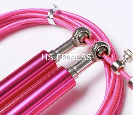 Kundenspezifisches Logo Training Fintness Accessories Aluminum-GroßhandelsSeilspringenplastikseilspringen