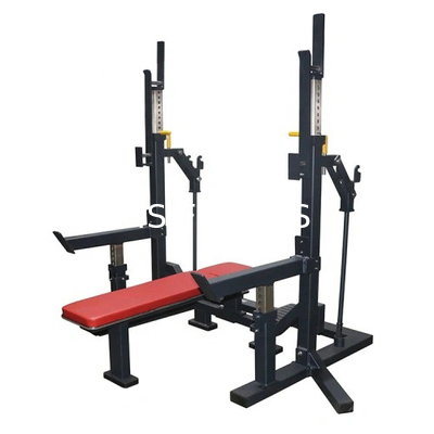 Gymnastik-Ausrüstung BENCH PRESS BARBELL SQUAT FRAME Gymnastikstätte