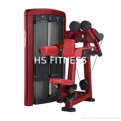 Rote Farbe Fitnessstudio Ausrüstung Seitenheben Übungsmaschine