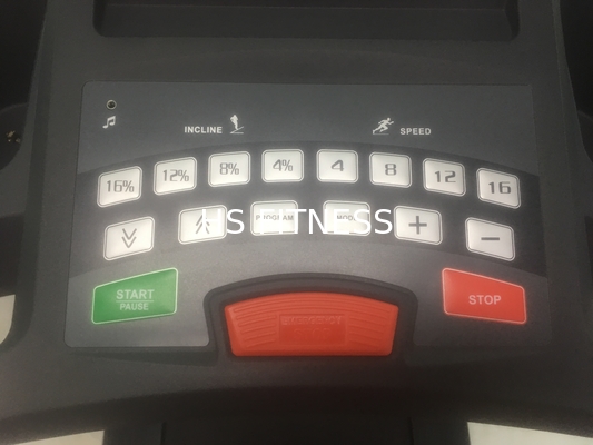 Schirm-Tastatur 0-20% der Hochleistungstretmühlen-5hp normaler PU-Handlauf