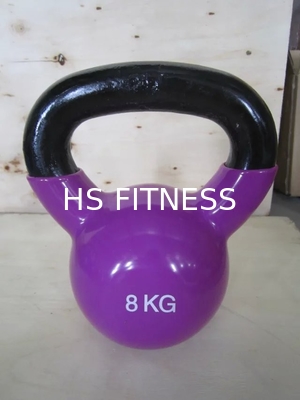 Cross-Trainer Colorful Rubber Kettlebell für Handelsturnhalle