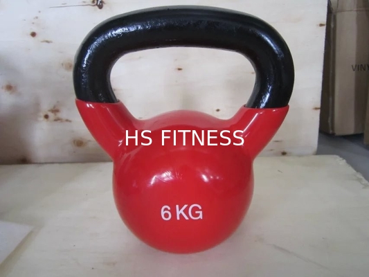 Cross-Trainer Colorful Rubber Kettlebell für Handelsturnhalle