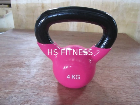Cross-Trainer Colorful Rubber Kettlebell für Handelsturnhalle